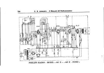 Philips 461E schematic circuit diagram